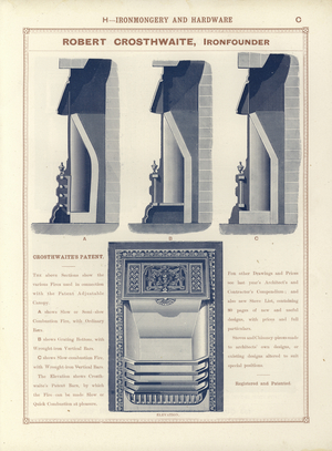 Page from The Architect's, Surveyor's and Engineer's Compendium 1892 (engraving)