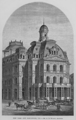 New York City Post Office, US (engraving)