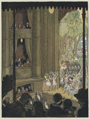 London: Drury Lane Pantomime (colour litho)