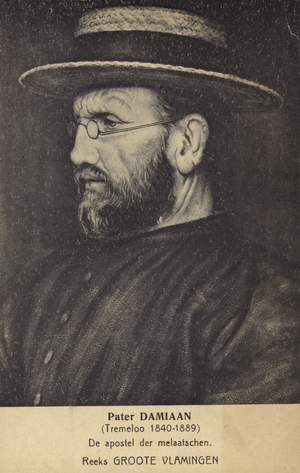 Father Damien (litho)