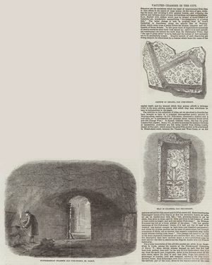 Vaulted Chamber in the City (engraving)