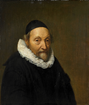Portrait of Johannes Wtenbogaert, c.1640-1644 (oil on panel)