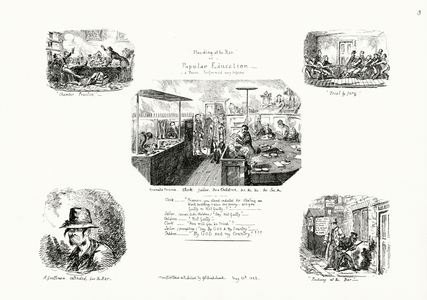 Pleading at the Bar, or Popular Education (engraving)