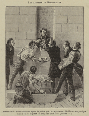 Masonic assassinations (engraving)