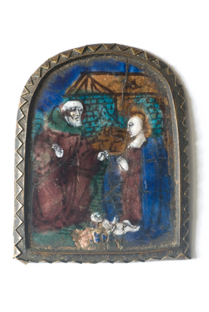 Nativity of Jesus, c.1400-1499 (glazed copper)