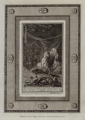 Illustration for Homer's Iliad (engraving)