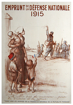 Emprunt de la Defense Nationale, 1915 (colour litho)