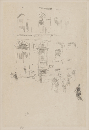Victoria Club, from Notes , 1887 (lithograph on paper)