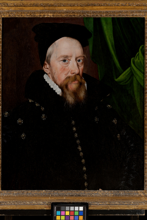 William Cecil, Lord Burghley (1520-1598), c.1575 (oil on panel)