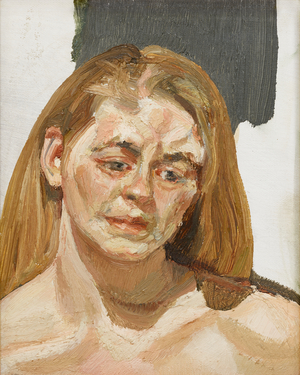 Head of a Girl, 1982 (oil on canvas)