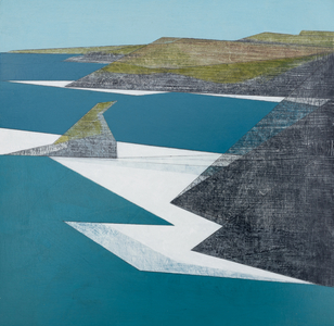 Trevalga 9 acrylic on board 30 x 30 cm