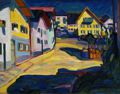 Murnau, Burggrabenstrasse 1, 1908 (oil on cardboard)