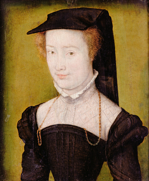 Portrait of a Lady (oil on panel)