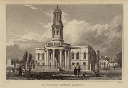 St Philip's Church, Salford (engraving)