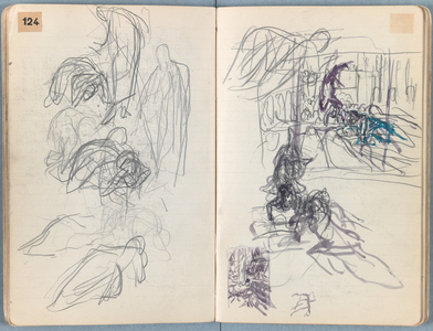 Pages from an album of Sketches for The Life of Our Lord Jesus Christ, late 1880s (graphite & wash on paper)