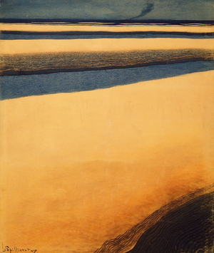 The Liner, Steamboat (oil on canvas)