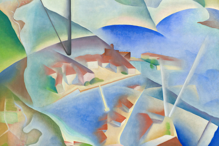 Synthetic Visions of a Landscape, 1933 (oil on canvas)
