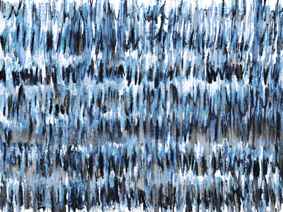 SEA ZEN 1 BLUE , 2023 (Acrylic Mixed Media)