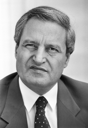 Visit to Germany by the Syrian Foreign Minister Farouk al-Sharaa, 1989 (photo)
