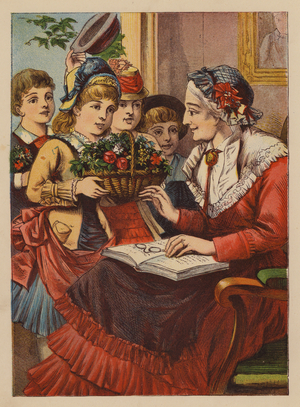 A Present for Nurse (colour litho)