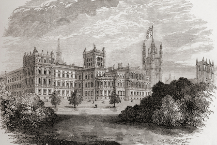 The Foreign Office seen from St. James's Park, London, 1890 (print)