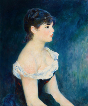 Bust of a Woman, Profile, 1884(oil on canvas)