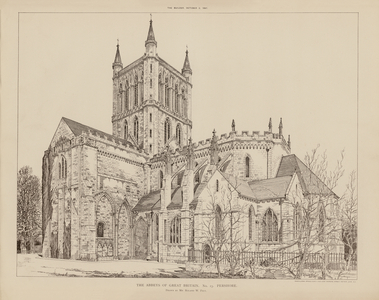The Abbeys of Great Britain, No 23, Pershore (engraving)