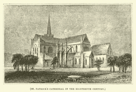 St Patrick's Cathedral in the Eighteenth Century (engraving)