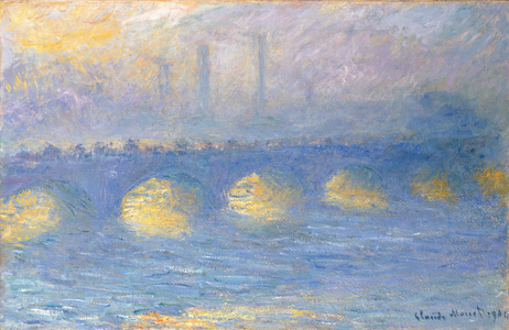 Waterloo Bridge, temps couvert, 1904 (oil on canvas)