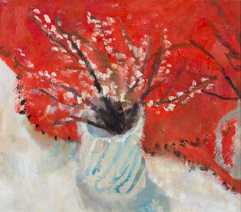 Red and White, 2012 (oil on canvas)