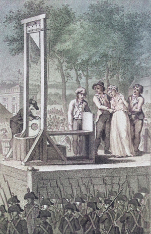 Marie Antoinette execution.