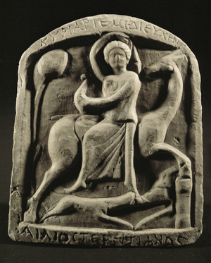 Diana riding on a deer