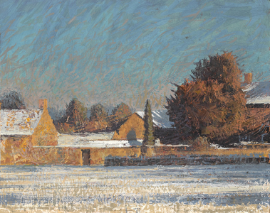 Farmyard in the Snow