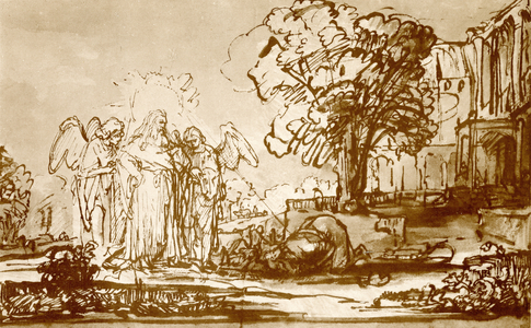 God the Father appears Abraham