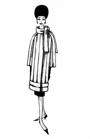 Italian High Fashion Furs #3, 1962 (print)