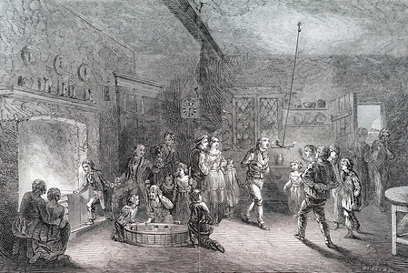 A Halloween Party. 1/1/1848 (engraving)