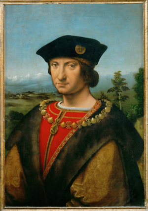 Charles d' Amboise, marechal de France, governor of Milan in 1500 and protector of the painter …