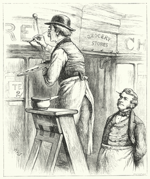 The Sign Painter (engraving)