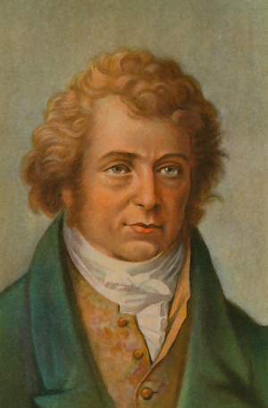 Andre Ampere (colour litho)