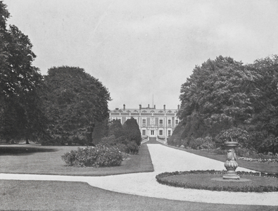 Croxteth Hall, Lancashire (b/w photo)