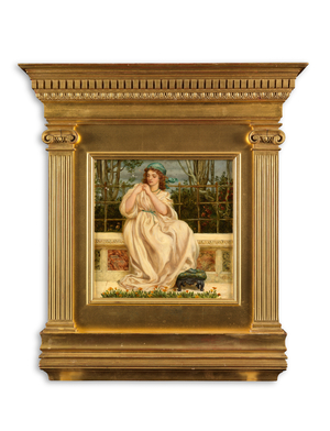 The Knot, 1872 (oil over silver gilt on panel)