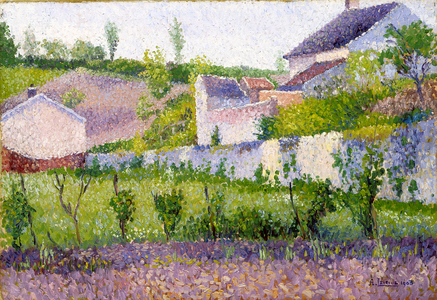 The Side Of The Farm (oil on canvas)