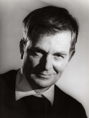 German actor Rolf Moebius, Germany around 1959 / 1960 (b/w photo)