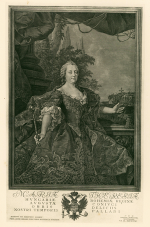 Maria Theresia, Holy Roman Empress (engraving)