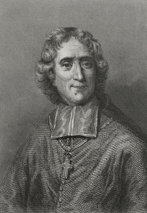 François Fénelon, French theologian, Catholic bishop, poet and writer, portrait (engraving)