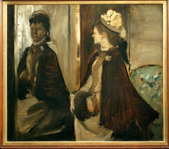 Mme. Jeantaud au mirroir (painting on canvas)