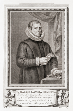 Martín Bautista de Lanuza, after an etching in Retratos de Los Españoles Ilustres, Madrid, Spain, pub. 1791