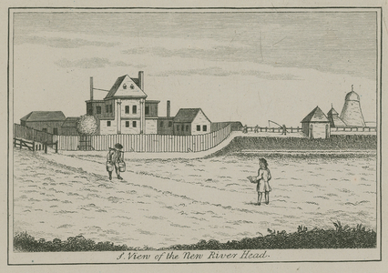 A view of the New River Head (engraving)