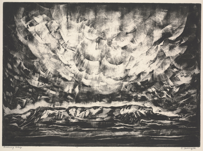 Evening Sky (aquatint)