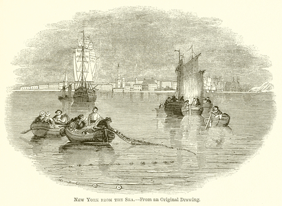 New York from the Sea (engraving)